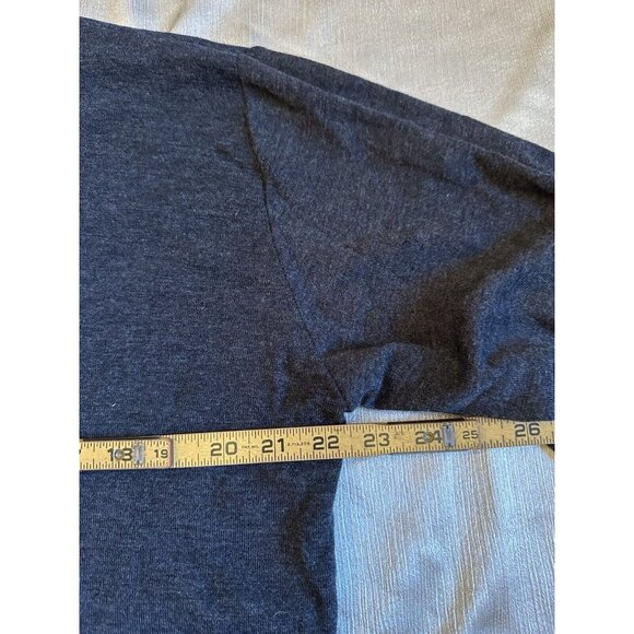 J Crew Merino Wool Oarsman Sweater Turtle Neck Gray Large-small Hole - Picture 4 of 7